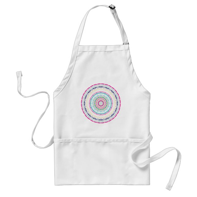 Tablier mandala coloré (Devant)