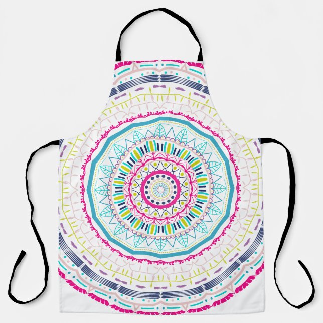 Tablier mandala coloré (Recto)