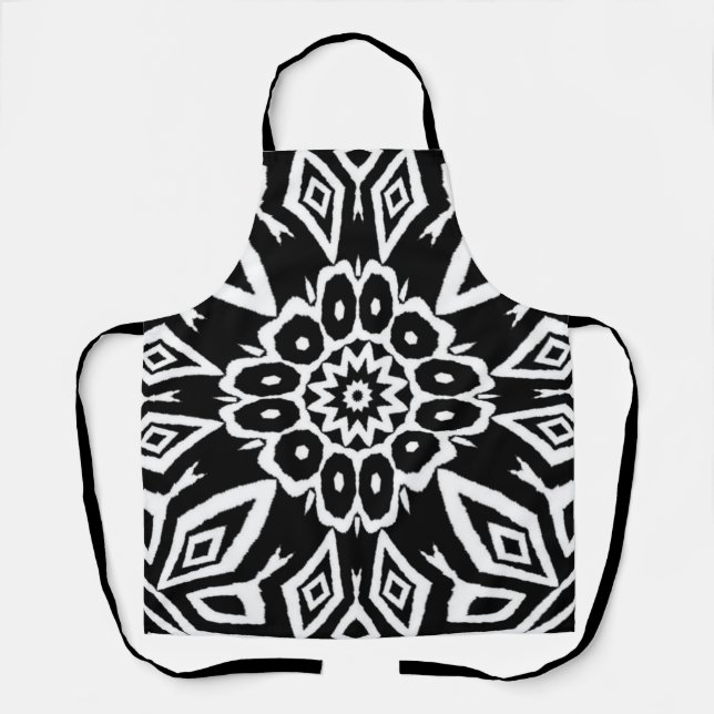 Tablier Mandala de minuit (Recto)
