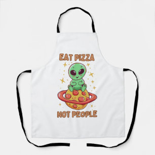Tablier Mangez de la pizza pas des gens