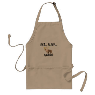 Tablier Mangez le CARIBOU de sommeil