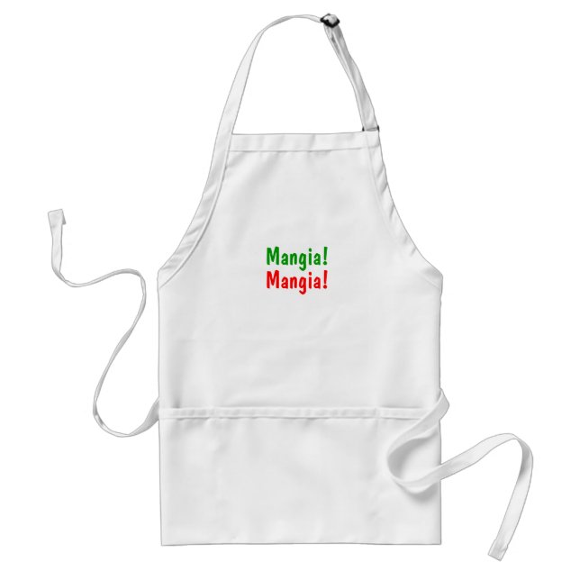 Tablier Mangia ! Mangez l'Italien (Devant)