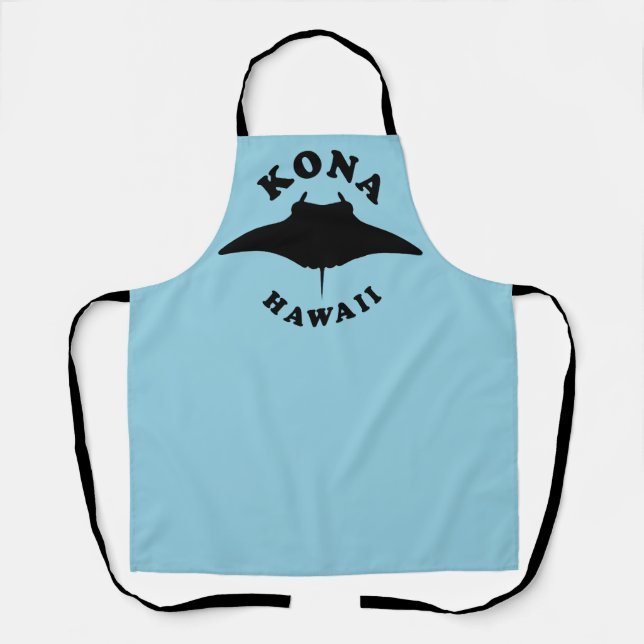 Tablier Manta Ray Plongée à Kona, Hawaii (Recto)