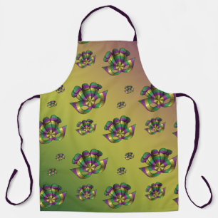 Tablier Mardi Gras Masque Tout-En-Plan