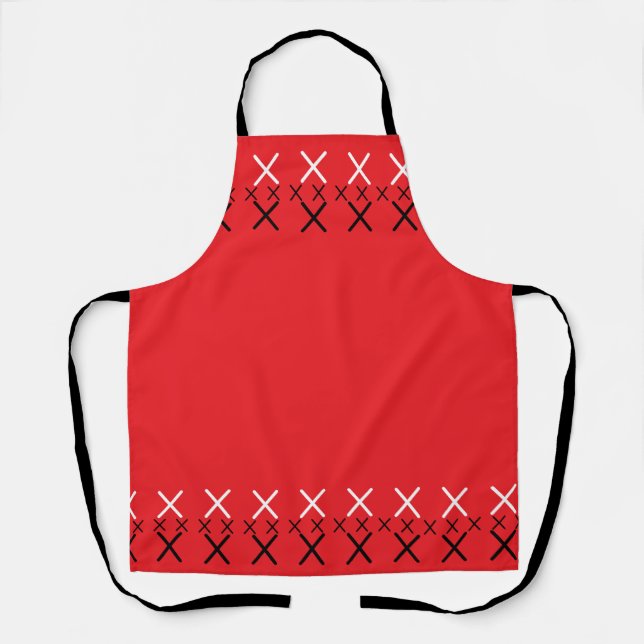 Tablier Marée de feu Cuisine (Recto)
