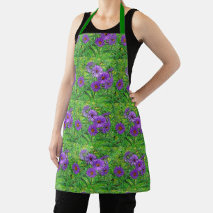 TABLIER MARGUERITES SHASTA VIOLETTES