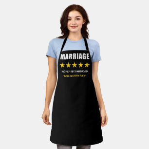 TABLIER MARIAGE - MEILLEURE DÉCISION JAMAIS!