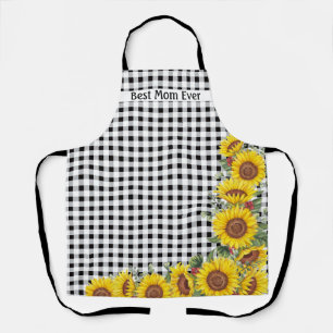 Tablier Mariage ou Anniversaire Dames Tournesol Vichy