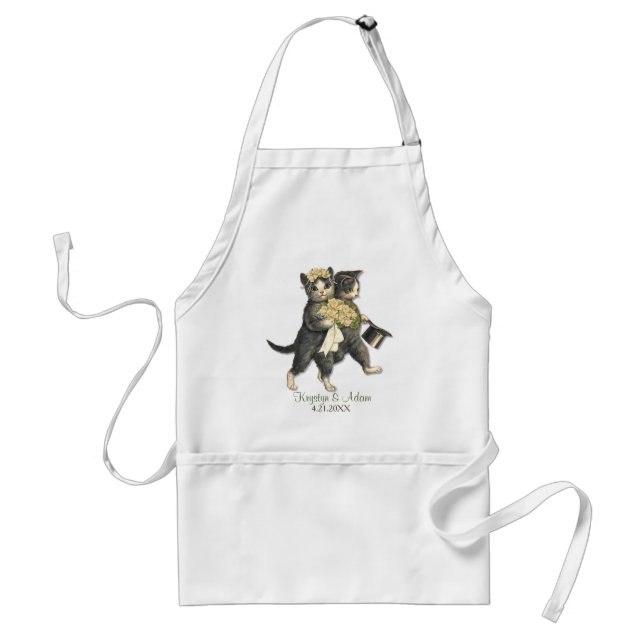 Tablier Mariage Posh Cats Apron (Devant)