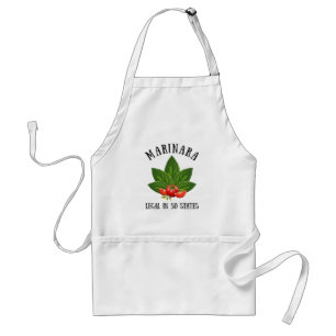 Tablier Marinara Légal dans 50 Etats Basil et tomates