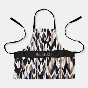 Tablier Marocco Triangle Géométrique Brown Motif