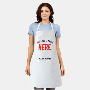 TABLIER MARQUE BLANCHE MODERNE ET PERSONNALISABLE VÉRIFIÉE