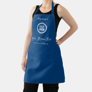 Tablier Marque Marine Blue du logo de l'entreprise personn