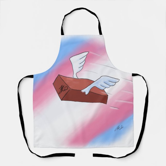 Tablier Marsha P. Johnson envoie ses regards (plein) (Recto)