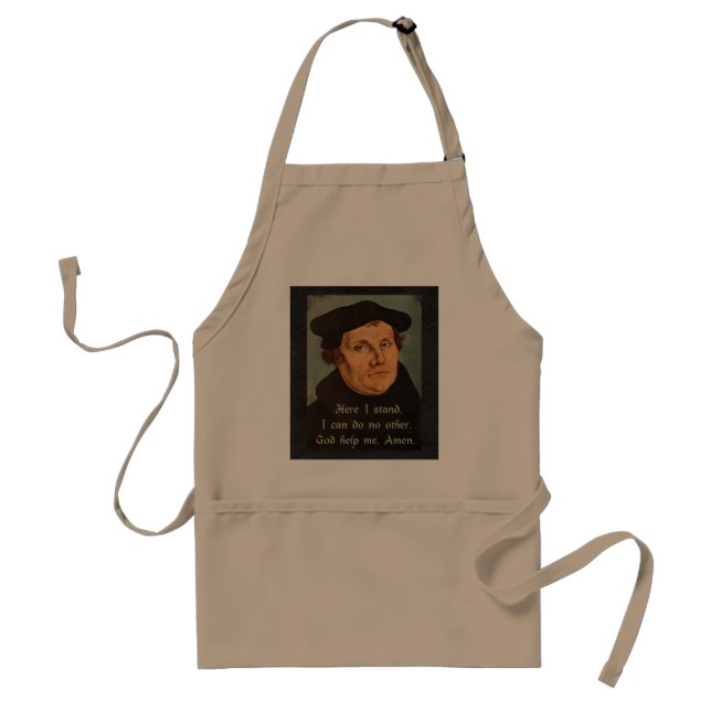 Tablier Martin Luther Ici Je Cite (Devant)