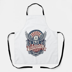 Tablier Masque de gardien patriotique inspiré de la libert