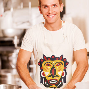 Tablier Masque tribal Kuba