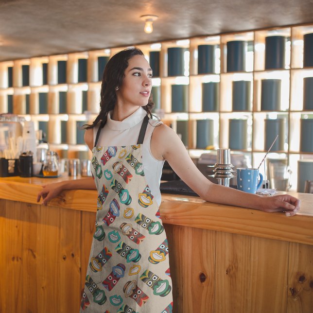 Tablier Masques tribaux ethniques (Créateur téléchargé)