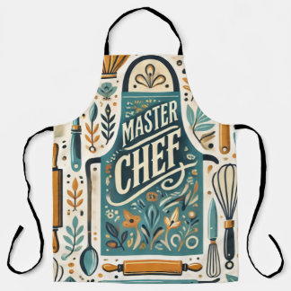 Tablier Master Chef Apron Design : Vibrant Kitchen Art