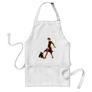 Tablier MAUVAISES FILLES rétro Pin-UPS de BOMBE