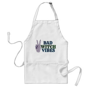 Tablier Mauvaises Vibes sorcières Mains de cuisine