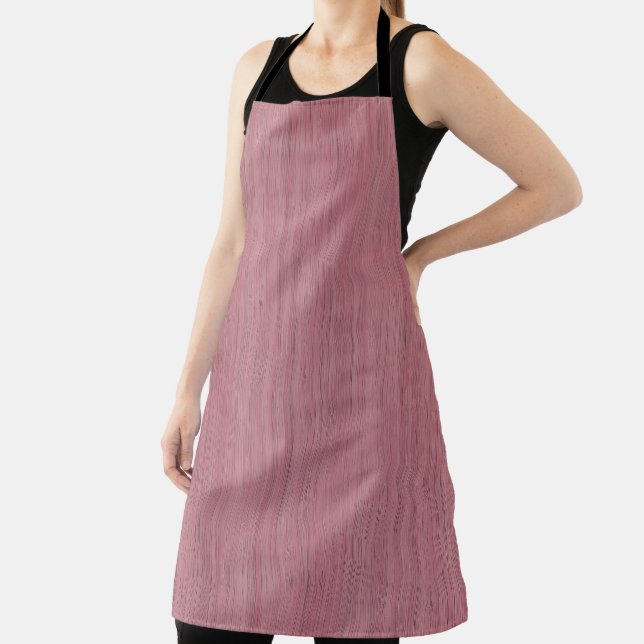 Tablier Mauve violet bambou apparence de grain de bois (Insitu)