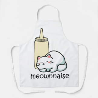 Tablier mayonnaise chat meownnaise