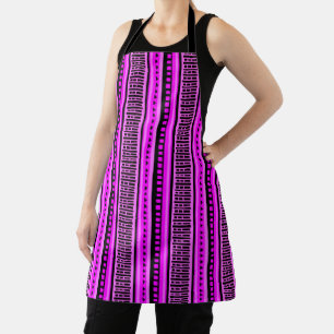 Tablier MAZIPOODLES Motif de Tricot à rayures 001 B
