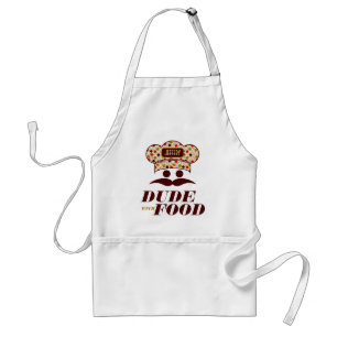 Tablier Mec Avec Nourriture Avec Chef Casquette Monogramme