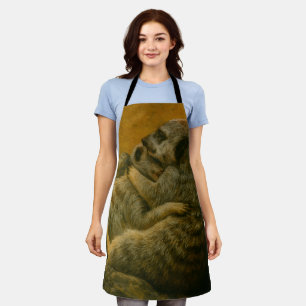 Tablier Meerkat Embrace - Imprimerie d'art faunique