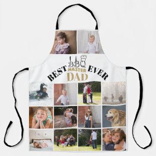 Tablier Meilleur BBQ père maître Fête des pères photo beig