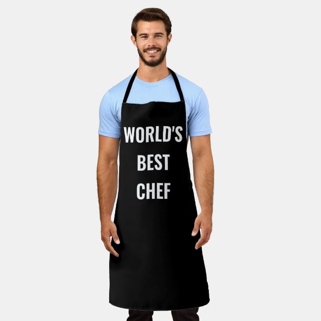 Tablier Meilleur chef du monde (Porté)