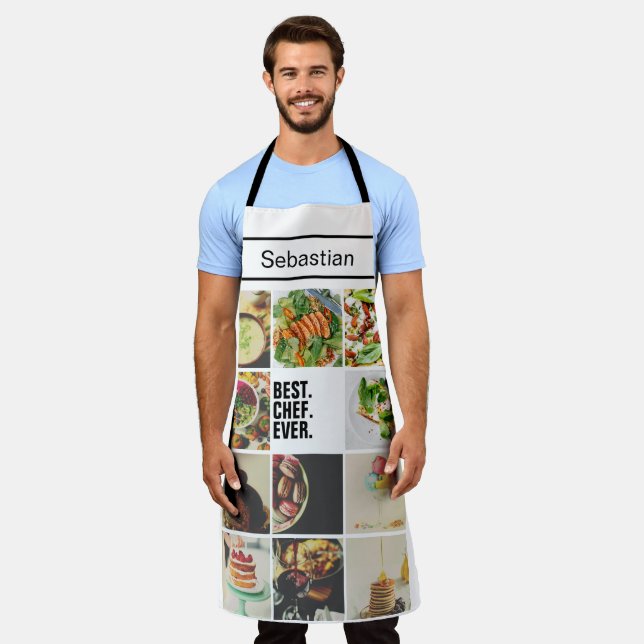 Tablier Meilleur Chef Personnalisé (Porté)