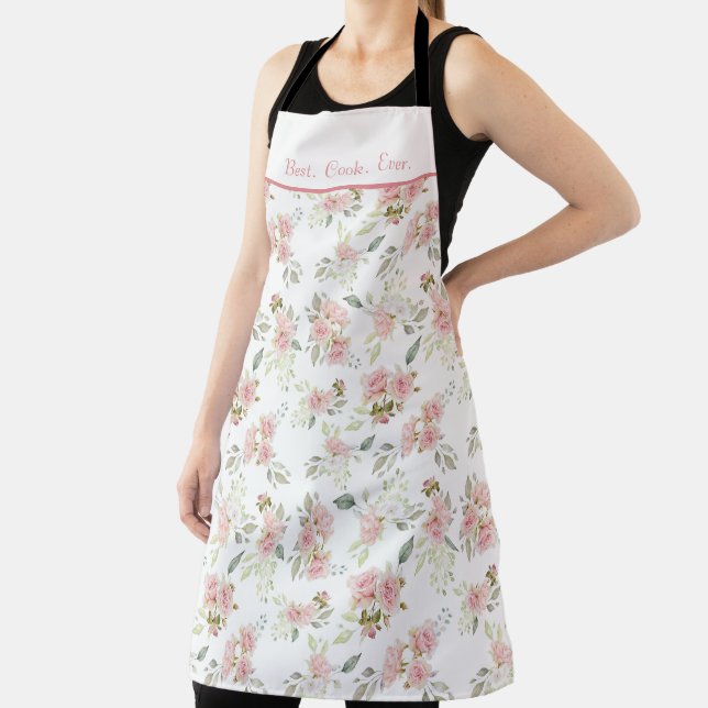 Tablier Meilleur Cuisinier rose jamais (Insitu)