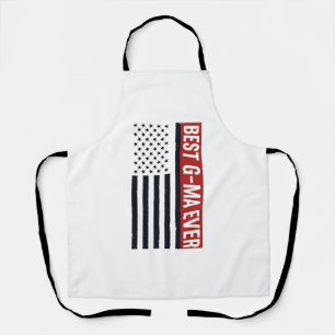 Tablier Meilleur G-Ma jamais drapeau patriotique conceptio