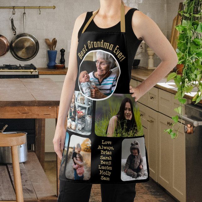 Tablier Meilleur grand-mère jamais tout-sur-impression (Make someone's day with this personalized "Best Grandma Ever!" Apron.  )