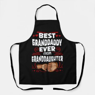 Tablier Meilleur Grand-Père Jamais Grand-Fille, Fist Bumin