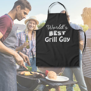 Tablier Meilleur grill du monde Citation de Black Men's Lo