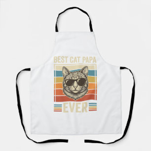 Tablier Meilleur Papa Chat Ever Création de Chemise de Cha