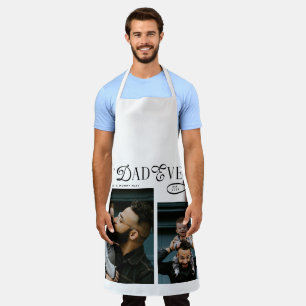 Tablier Meilleur Papa Ever 2 Photos Cadeaux Modernes pour