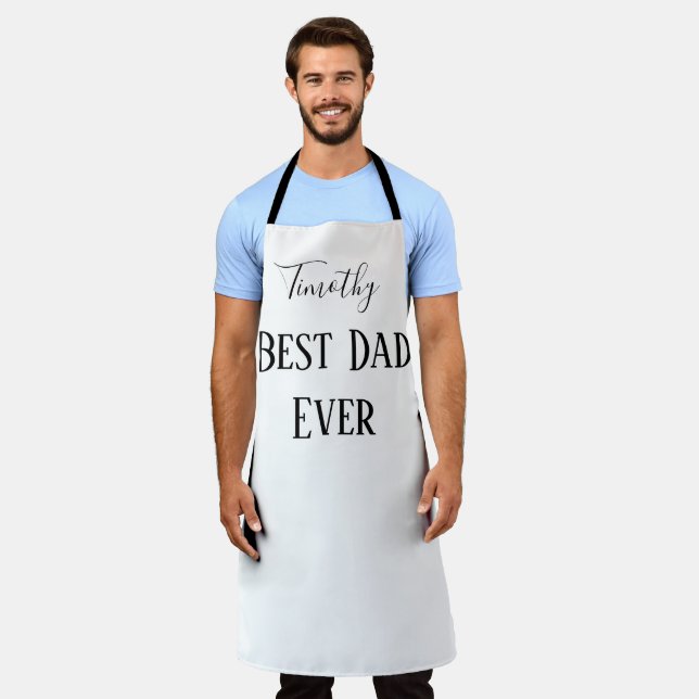 Tablier Meilleur papa jamais (Porté)