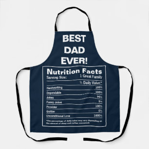 Tablier Meilleur papa Jamais Drôle Fête des pères Valeur n