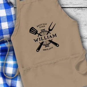 Tablier Meilleur papa jamais Fête des pères barbecue Grill