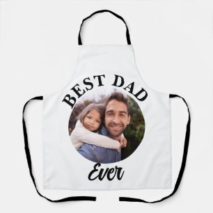 Tablier Meilleur papa jamais Modèle photo personnalisé
