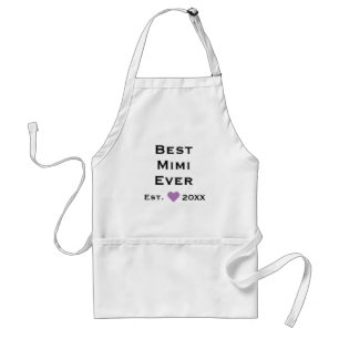 Tablier Meilleur parleur Mimi jamais adulte