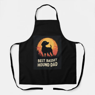 Tablier Meilleur Père de Chien Papa - T-Shirt Basset Hound