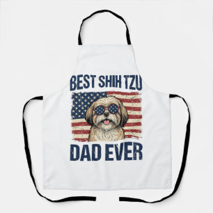 Tablier Meilleur père Shih Tzu de tous les temps chien pat