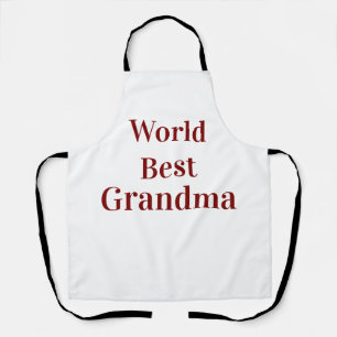 Tablier Meilleure grand-mère du monde grands-parents grand