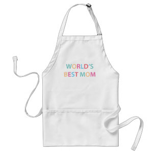 Tablier Meilleure maman colorée du monde
