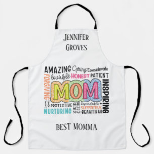 Tablier Meilleure maman infirmière Inspiré personnalisé